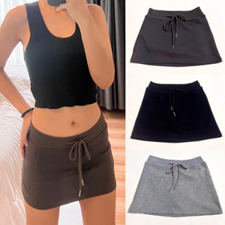 1st mini skirt - กระโปรงสั้นผ้านิ่ม มีซับใน | FAVOR.CO