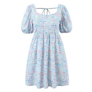 [𝗣𝗥𝗘-𝗢𝗥𝗗𝗘𝗥] 🌸Soft daisy dress เดรสกระโปรงระบายเปิดหลัง มีสม๊อคหลัง