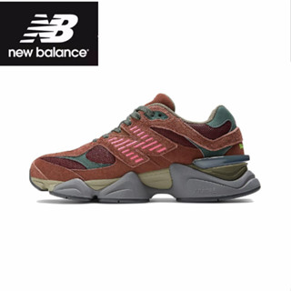 New Balance 9060 Beige green  ของแท้ 100 % Sports shoes style Burgundy