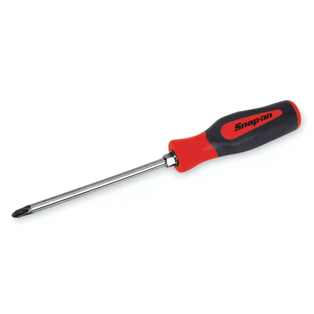 SNAP-ON NO.SHDP63IRR Screwdriver Phillips ACR Instinct Hard Handle #3 Red Factory Gear By Gear Garag