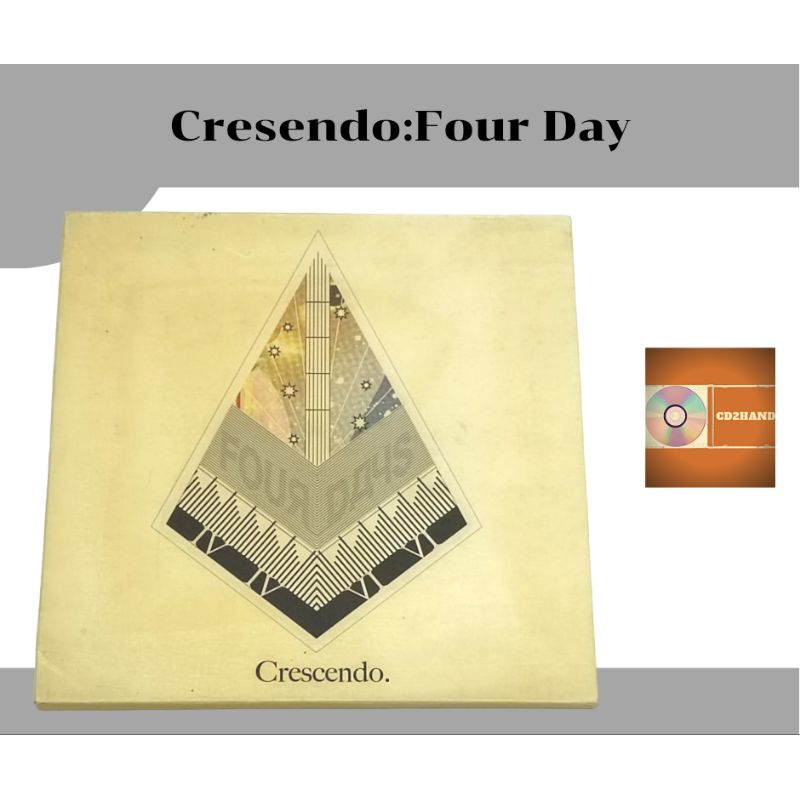 แผ่นซีดี แผ่นcd,แผ่นเต็ม Crescendo เครสเชนโด้ อัลบั้ม Four days ค่าย Bakery music