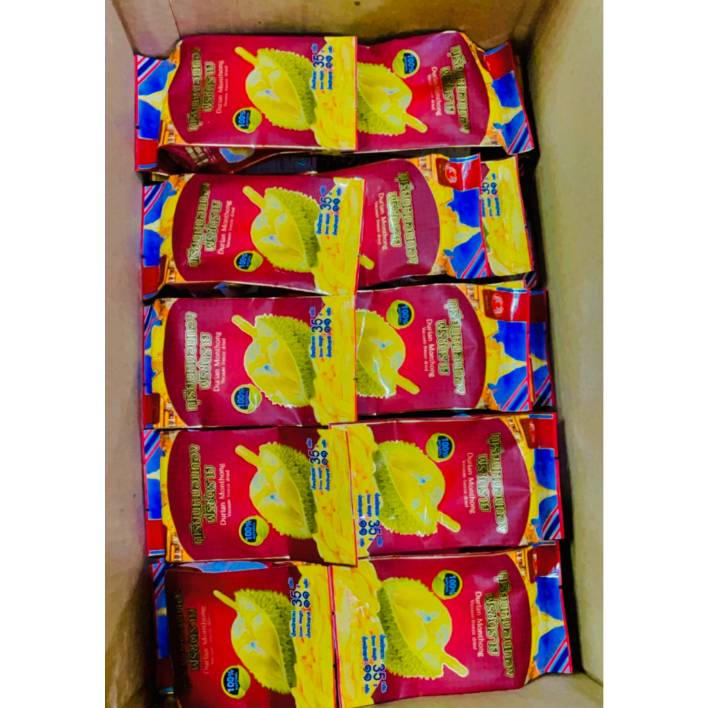ทุเรียน ทุเรียนอบแห้ง ทุเรียนอบกรอบ อร่อยๆ สินค้าค้าราคาโปรโมชั่น