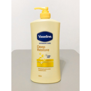 Vaseline Intensive Care Deep Restore Body Lotion 500 ml วาสลีน อินเทนซีฟ แคร์ ดีพ รีสโตร์ โลชั่นสำหรับผิวกาย 500 มล.