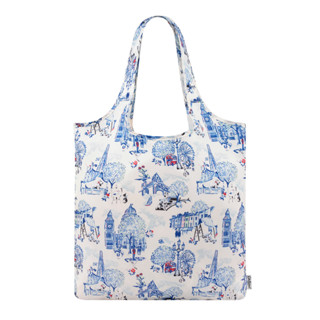 Cath Kidston Foldaway Shopper  30 Years London Toile Cream