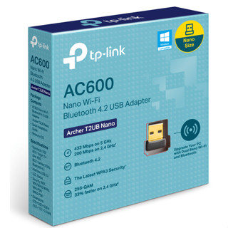 TP-LINK ARCHER T2UB NANO AC600 Nano Wi-Fi Bluetooth 4.2 USB Adapter