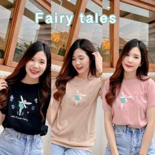 Jarika.shop - เสื้อยืดลาย Fairy ( งานป้าย.. Jarika ) ( จ97 )