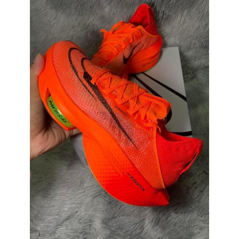 รองเท้าวิ่ง Nike Alphafly Next%2 สีส้ม 9us ของแท้