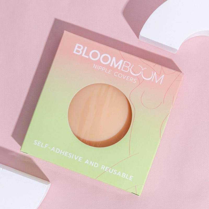 พร้อมส่ง bloomboom แปะจุก ปิดจุก อิงฟ้า กันน้ำ กันเหงื่อ ลงน้ำได้ไม่หลุด เหนียว แน่น ซิลิโคน