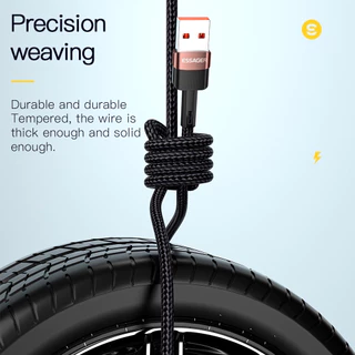 Essager 6A 66W USB Type C สายชาร์จเร็ว สําหรับ Samsung Xiaomi USB Type C ส่งด่วน1-2วัน รุ่น A02