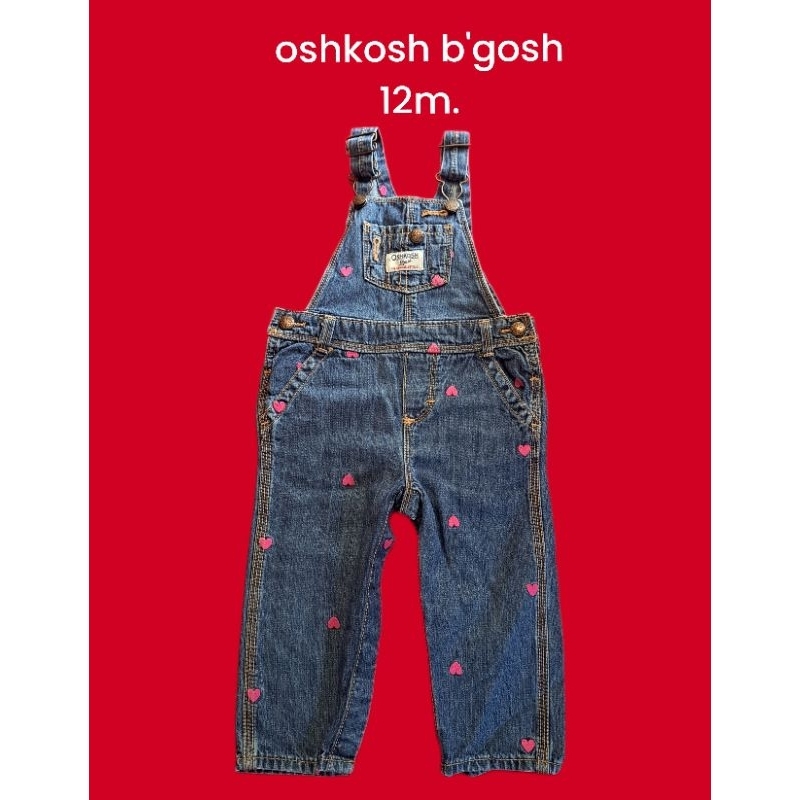 เอี๊ยม oshkosh b'gosh 12m.