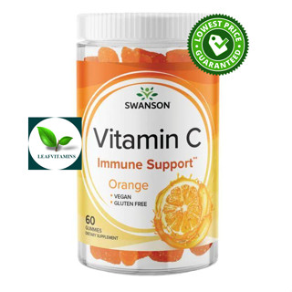 Swanson Premium- Vitamin C Gummies - Orange 125 mg / 60 Gummies