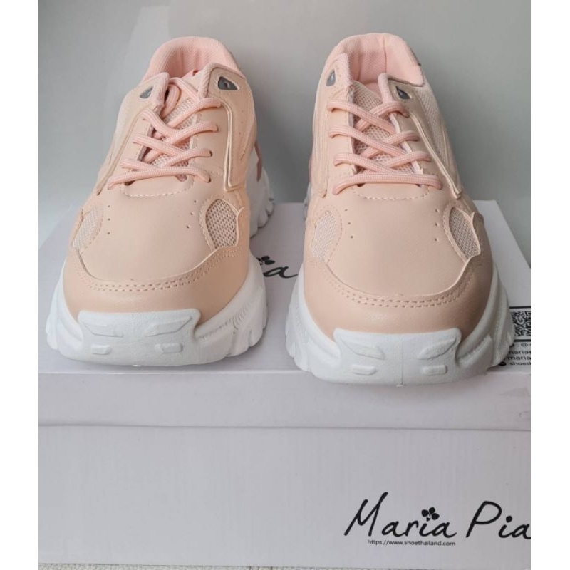 Maria Pia รองเท้าผ้าใบ แฟชั่น ผู้หญิง สีชมพู ของใหม่