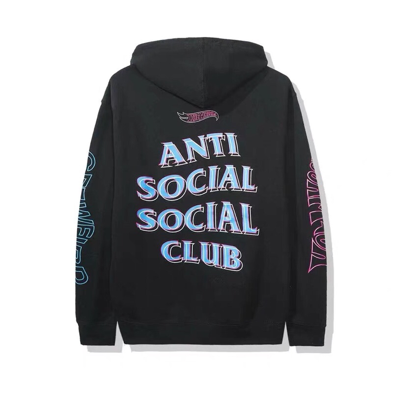 ใหม่พร้อมส่ง ของแท้ Anti Social Social Club x Hot Wheels Hoodie