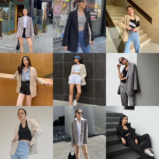STUDIO UNKNOWN - Eva Oversized Blazer เบลเซอร์ซับในรีดกาวทั้งตัว