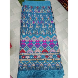 ผ้าถุงป้ายทอลาย ตัดเย็บพร้อมใส่ อัดกาวเต็มผืน ผ้าซิ่นพร้อมใส่ เอวตะของานซับกาวทั้งผืน เอวตะขอฟรีไซส์