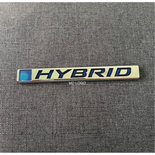 โลโก้ HYBRID ขนาด 14.6x1.8 cm. ติดHonda ราคาต่อชิ้น