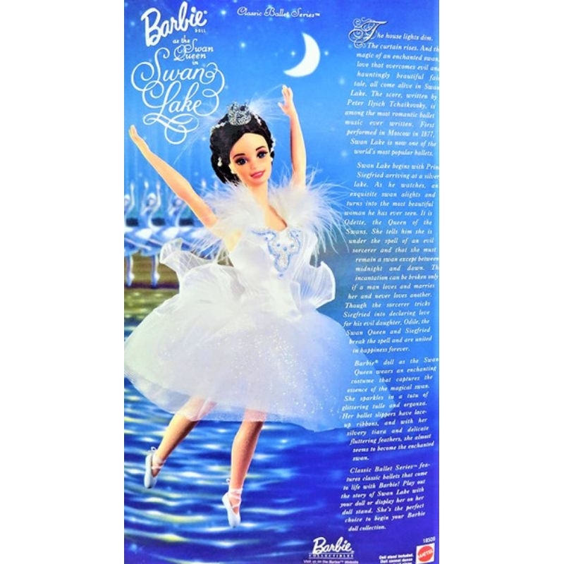 Barbie​s​ the Swan Queen Doll in Swan Lake Classic Ballet Series​ ตุ๊กตาบาร์บี้วินเทจแท้สวอนเลค