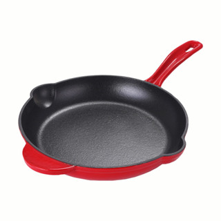 Star selection thick cast iron enamel pan 26cm steak non-stick frying pan fish pancake pan induction cooker universal