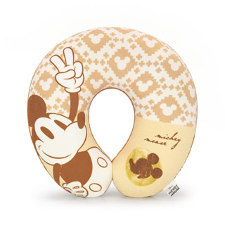 Disney ลิขสิทธิ์แท้ หมอนรองคอ Mickey : Blogger Brick