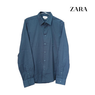 ZARA เสื้อเชิ้ตแขนยาว สีดำ