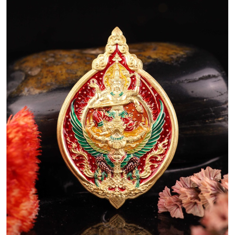 เหรียญพระนารายณ์ทรงครุฑ สวยๆลงยาแน่นๆ มีให้เลือกหลายรายการ รูปที่ 3