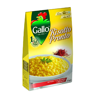 Saffron Risotto Pronto Rice Gallo 175 G./ข้าวแซฟฟรอนริซอตโต้ Pronto แกลโล 175 ก.