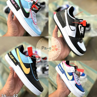 รองเท้าผ้าใบ💜 รุ่นใหม่ New Air Force1 shadow (+เพิ่ม1ไซส์) พร้อมส่ง