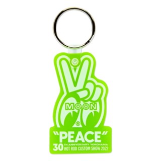 MOONEYES PEACE Key Ring ของแท้ ส่งฟรี The 30th Anniversary YOKOHAMA HOT ROD CUSTOM SHOW 2022