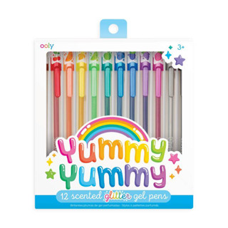 OOLY - yummy yummy scented glitter gel pens ปากกาเจลกลิตเตอร์กลิ่นหอมฟรุ๊ตตี้