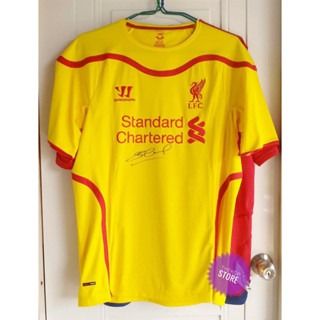 Liverpool เสื้อเยือน 2014/15 พร้อมลายเซ็น Steven Gerrard