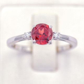 Lucky Gems : แหวนชูพลอย เงินแท้92.5% เพชร CZ เกรด Premium เล่นไฟดี LPL417