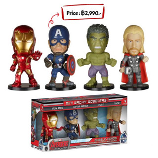 Funko Wacky Wobbler: Avengers 2 Mini Wobbler Action Figure (Pack of 4)