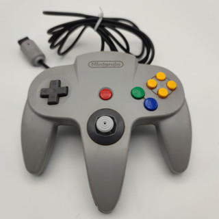 Nintendo N64 Controller สีเทา เทสแล้ว ใช้ได้ปกติ ของแท้