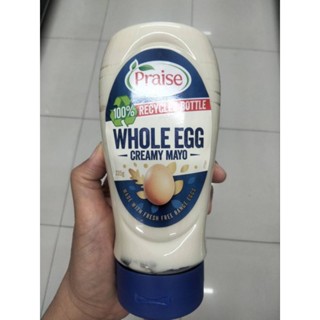 Praise Whole egg  Cream Mayonnise มายองเนส 335กรัม ราคาพิเศษ