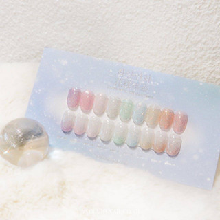 เซตสีเจลYogurt Nail In The Mood collection 9 สีsyrup shimmer พร้อมชาร์ตสีเปล่า Koreaของแท้นำเข้าจากเกาหลี🇰🇷พร้อมส่ง