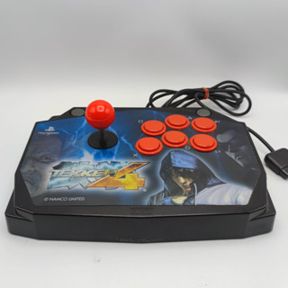 PS2 Tekken 4 Fight Arcade Joystick HP2-23 เทสแล้วเล่นได้ทุกปุ่ม PlayStation 2 namco limited