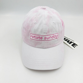 Rotate Sunday Cap white pink หมวกแก็ป ของแท้ ไปเที่ยว แบรนด์เนม ของแท้ ผู้หญิง ผู้ชาย unisex กันแดด