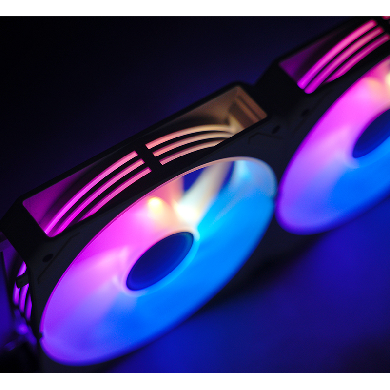 FAN JONSBO ZG-120B (3 in 1) ARGB PACK3 - BLACK พัดลมติดเคส