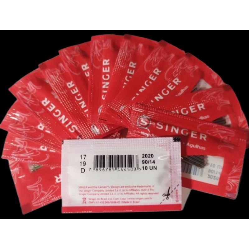 เข็มจักรเล็ก เข็มจักรซิงเกอร์ เข็มเย็บผ้า singer (1ห่อ มี 10เล่ม) เข็ม เย็บปักถักร้อย เข็มจักรเย็บผ้