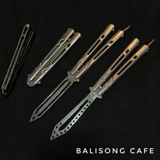 ลดพิเศษ! 50% Balisong มีดควง บาลิซอง Spear ตัวซ้อม Mirror B แถมซองผ้า