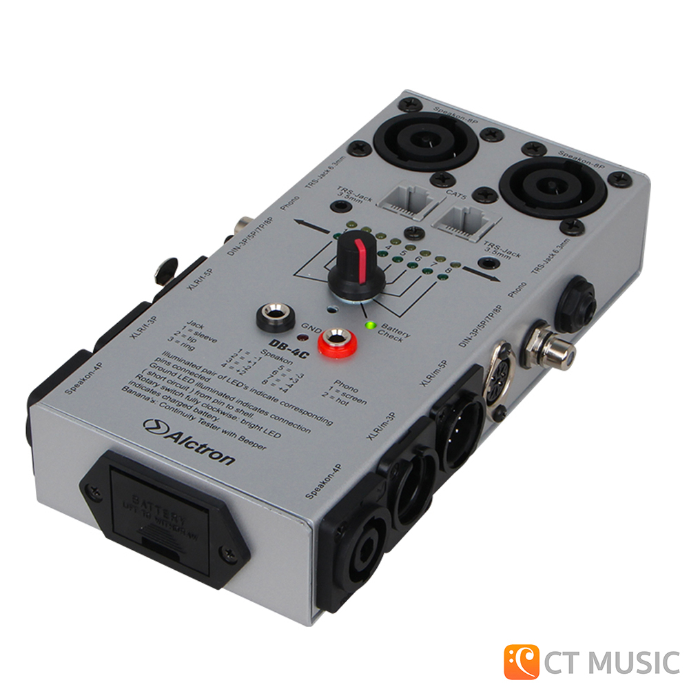 Alctron DB-4C Multi Audio Cable Tester เครื่องเช็คสายสัญญาณ - รูปที่ 2