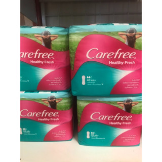 แผ่นอนามัยแคร์ฟรี แคร์ฟรี เฮลท์ตี้เฟรช Carefree Healthy Fresh  40 ชิ้น