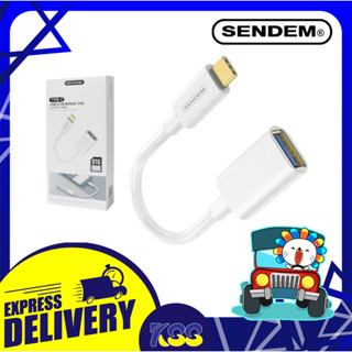 หัวแปลงไทป์ซี Sendem A12 OTG Type-C หัวแปลง USB TO TYPE-C / USB(เป็นตัวเมีย) Type-C(เป็นตัวผู้)