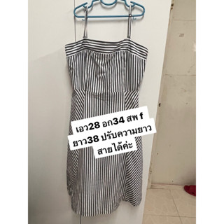 Recommend ⭐️💘⭐️💘⭐️Gray dressทรงน่ารัก size S-Mสภาพใหม่ สายปรับได้