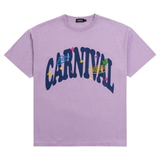 *เสื้อยืด*CARNIVAL® FW22 OVERSIZE T-SHIRT COLOR: Purple *Size*S แท้100%