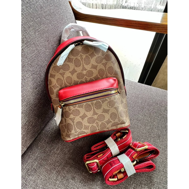 กระเป๋าเป้ COACH CHARTER BACKPACK LEATHER BAG((c5285))