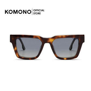 KOMONO Bob Havana Ash แว่นตากันแดดทรงเหลี่ยม สีกระ