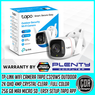 TP-Link Tapo C320WS 4MP Outdoor Security Wi-Fi Camera กล้อง Full-Color Night Vision (รับประกันสินค้า 1 ปี)