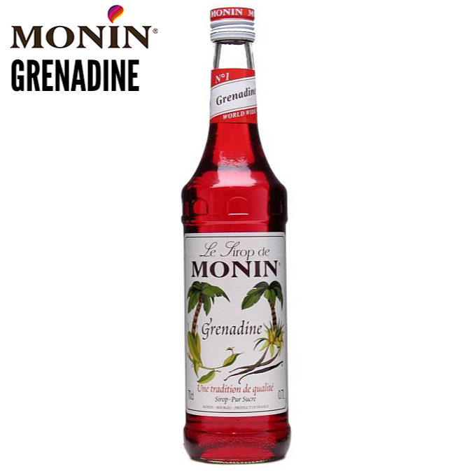 (abba) โมนิน ไซรัปเกรนาดีน Monin Grenadine Syrup น้ำเชื่อม MONIN กลิ่น “Grenadine” บรรจุขวด 700 ml.