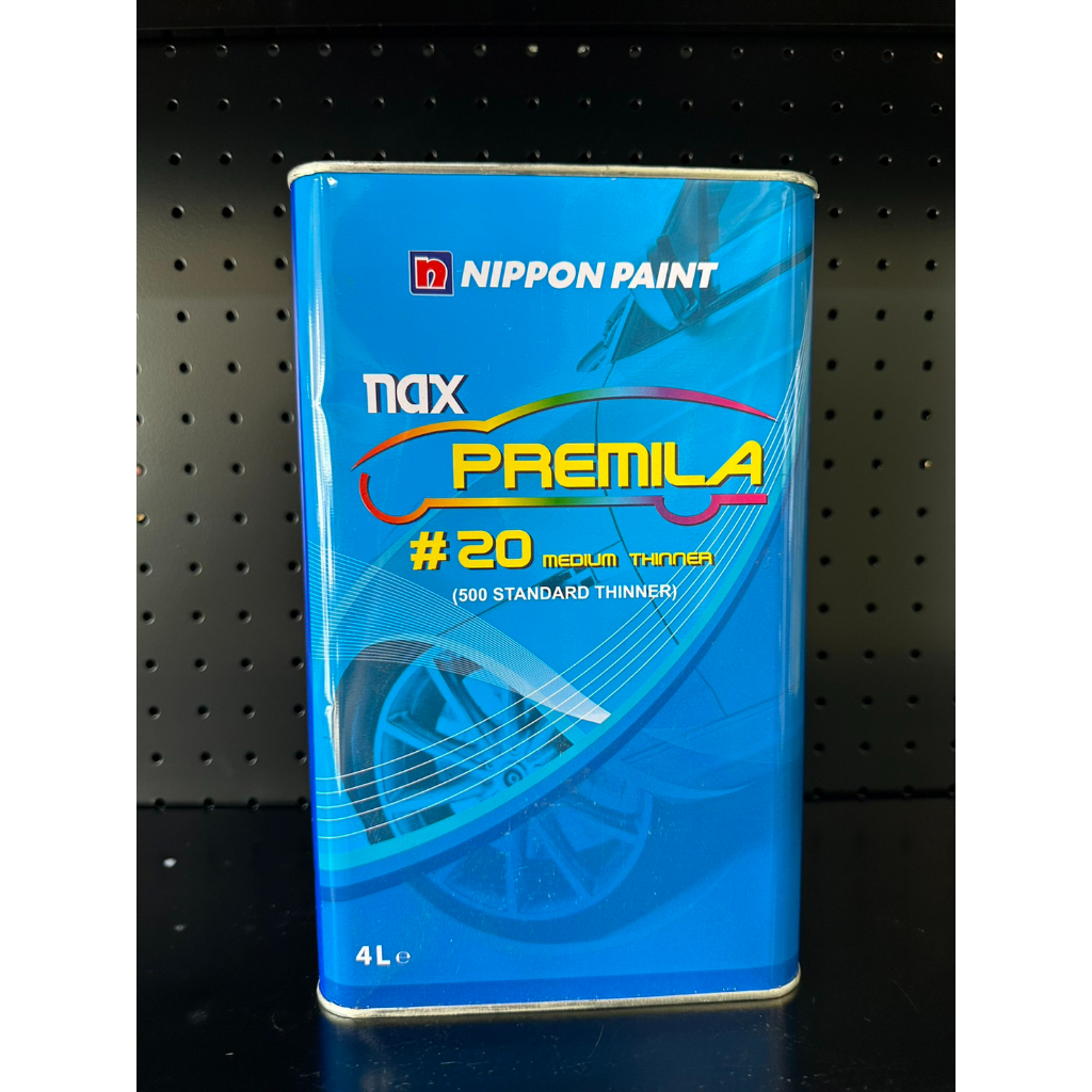 ทินเนอร์/ทินเนอร์ผสมสีรถยนต์ เกรด 2K NAX Premila  #20 เหมาะสำหรับ ผสมสีเกรดอะคริลิค 2K ขนาดแกลอน 4 ล